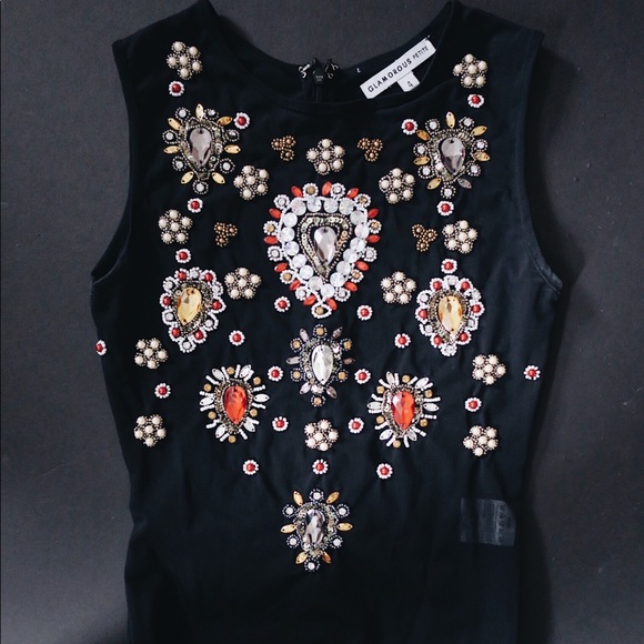 Glamorous embellished bodysuit - Picture 1 of 7